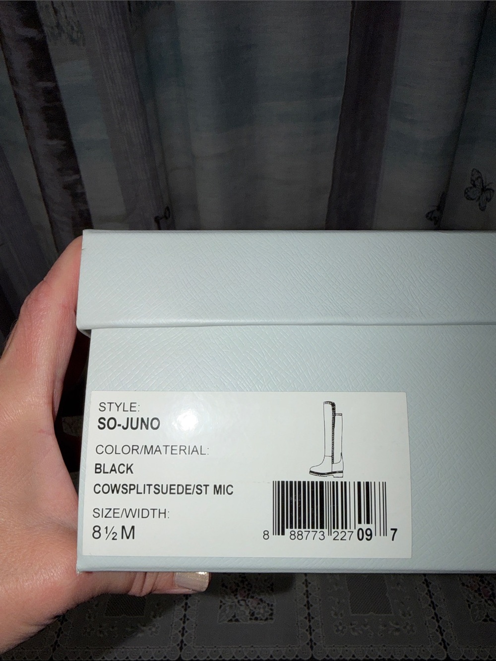 Sole Society Black Suede Over-the-Knee Boot - Picture 6 of 8